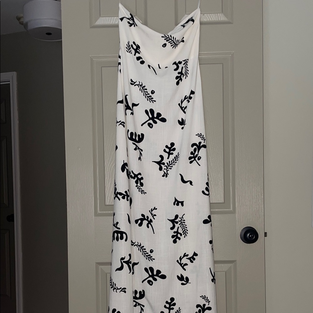 Paper Heart Sz Small Linen Blend Dress